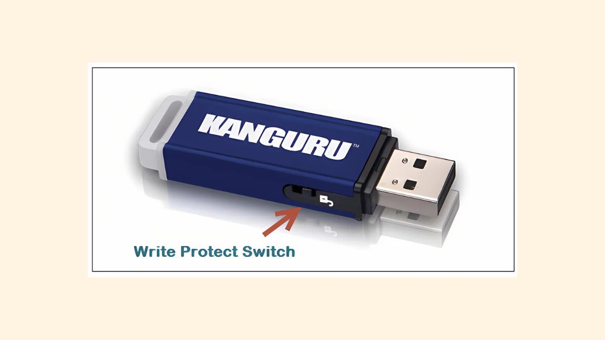 Cách khắc phục lỗi The disk is write protected cách 2