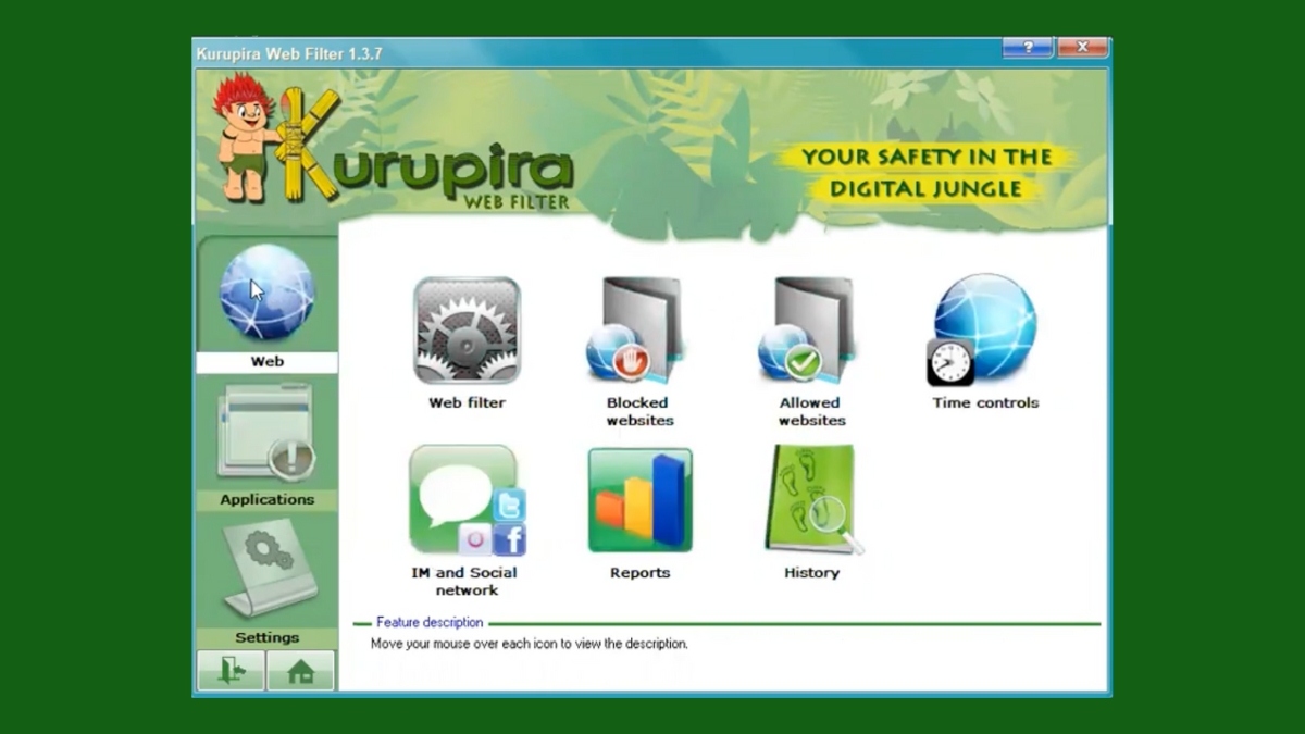 Phần mềm Kuru Pira Web Filter