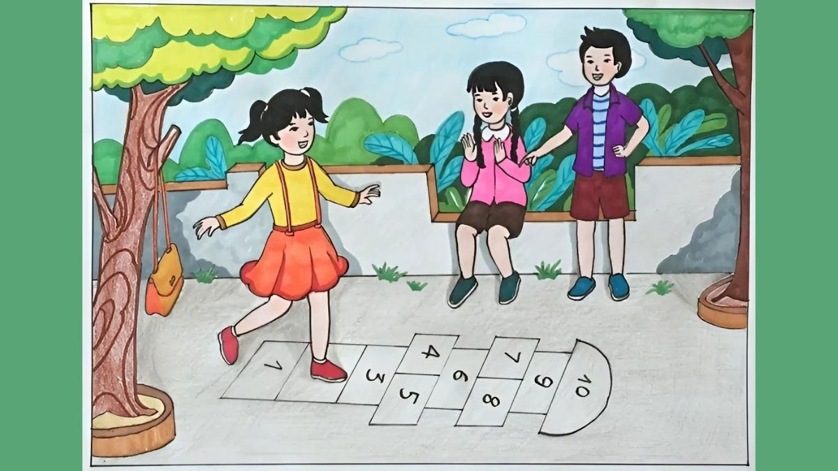 Vẽ tranh về tình bạn tươi sáng.
