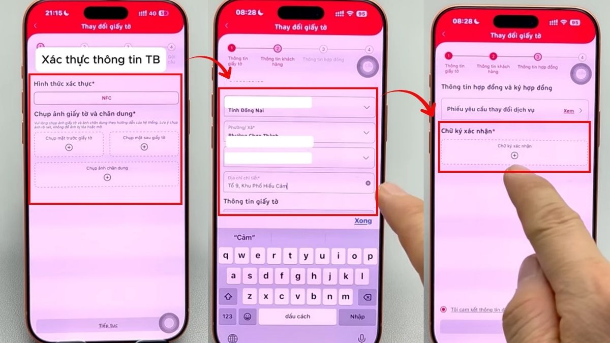 Cách đăng ký và kiểm tra SIM 0349 chính chủ - bước 3