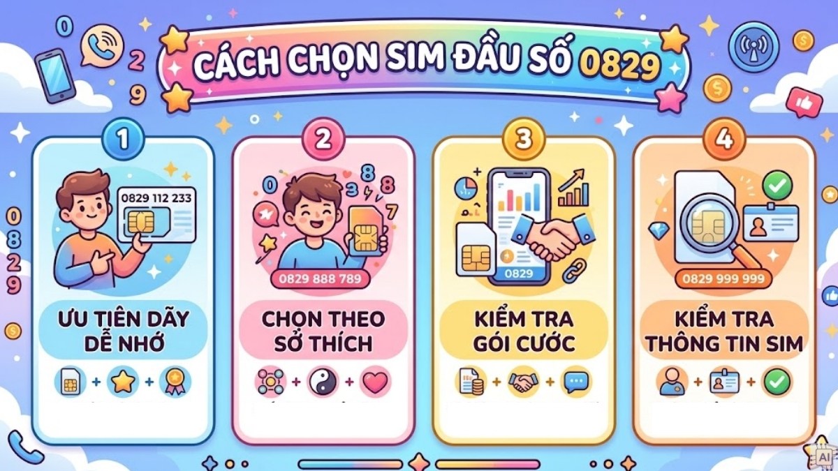 Hướng dẫn chọn SIM đầu số 0829 phù hợp