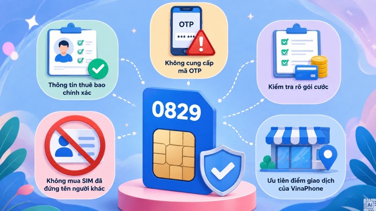Các lưu ý khi đăng ký SIM đầu số 0829