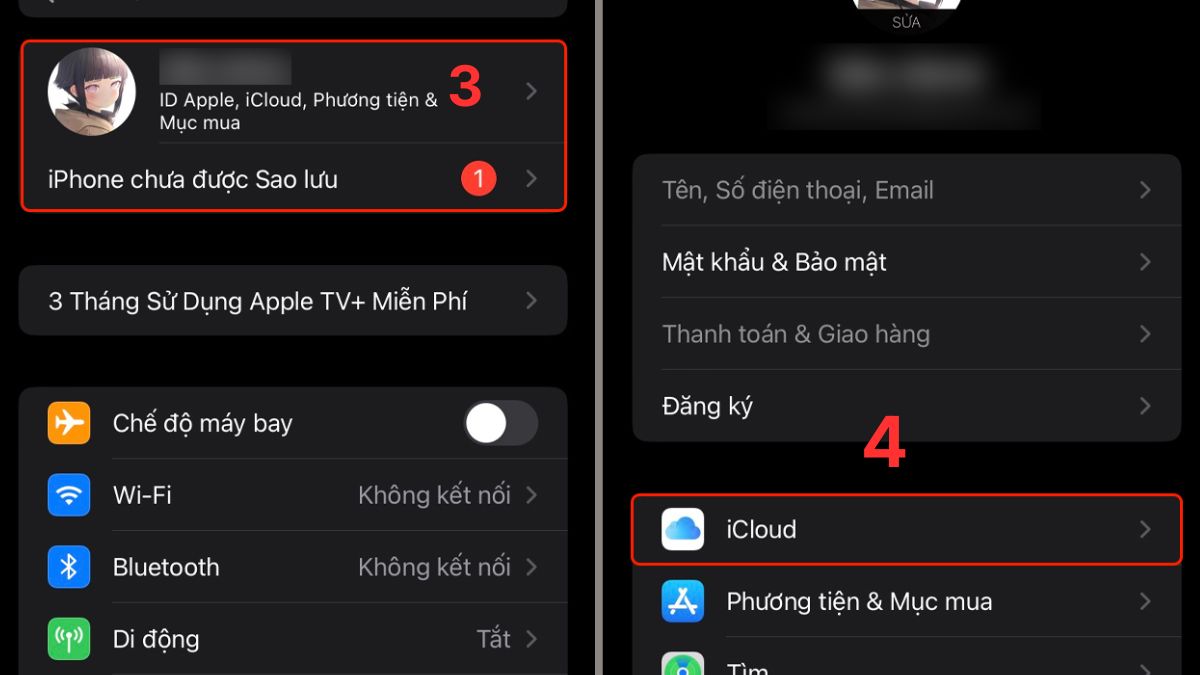 Cách đồng bộ iCloud trên 2 máy đơn giản - bước 2