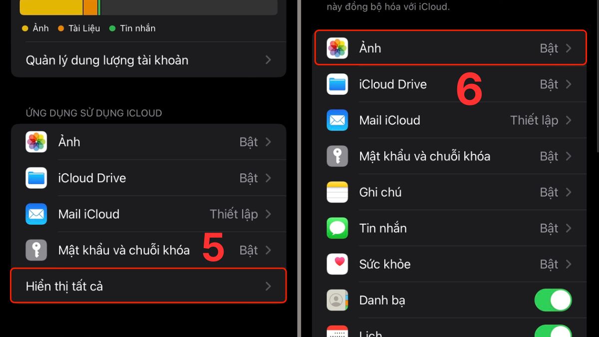 Cách đồng bộ iCloud trên 2 máy đơn giản - bước 3