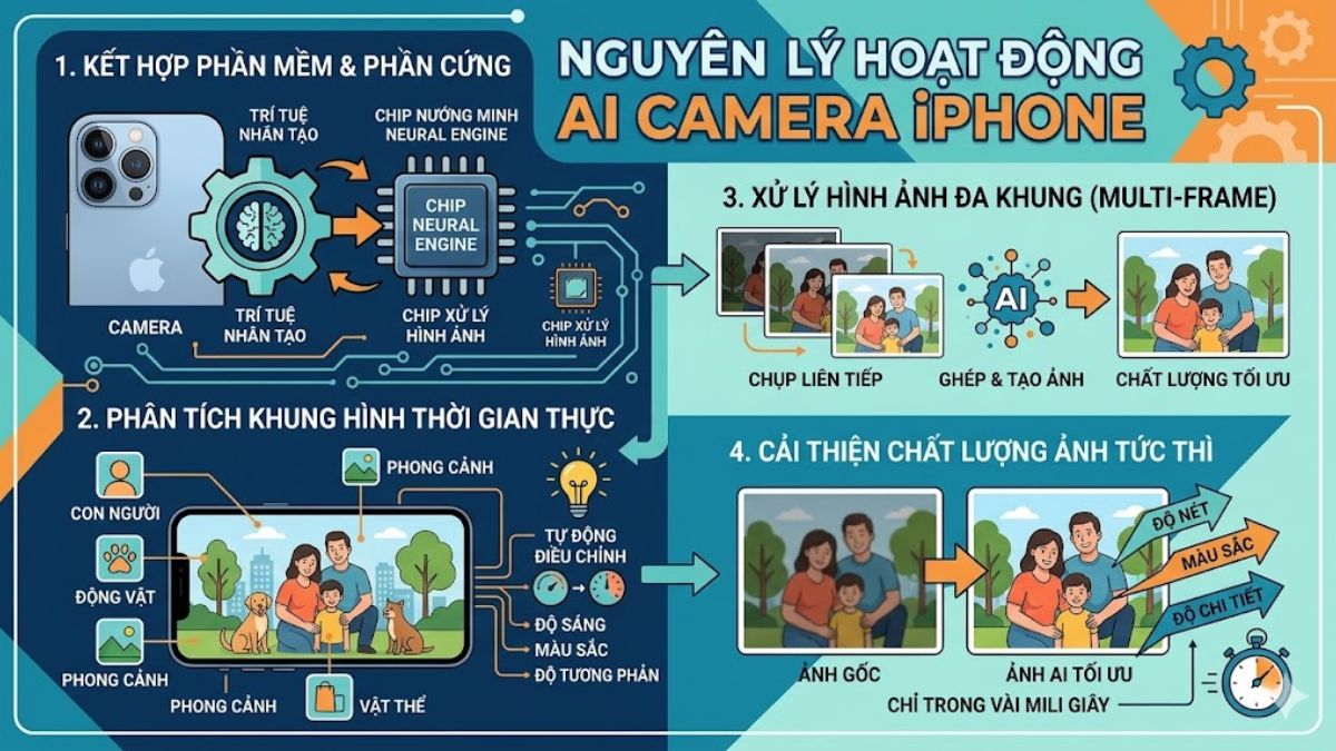 Cách thức hoạt động của AI camera iPhone