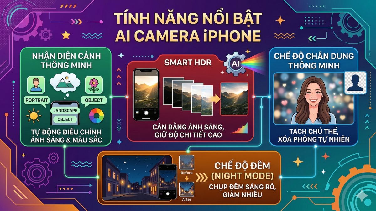 Những tính năng nổi bật của AI camera trên iPhone