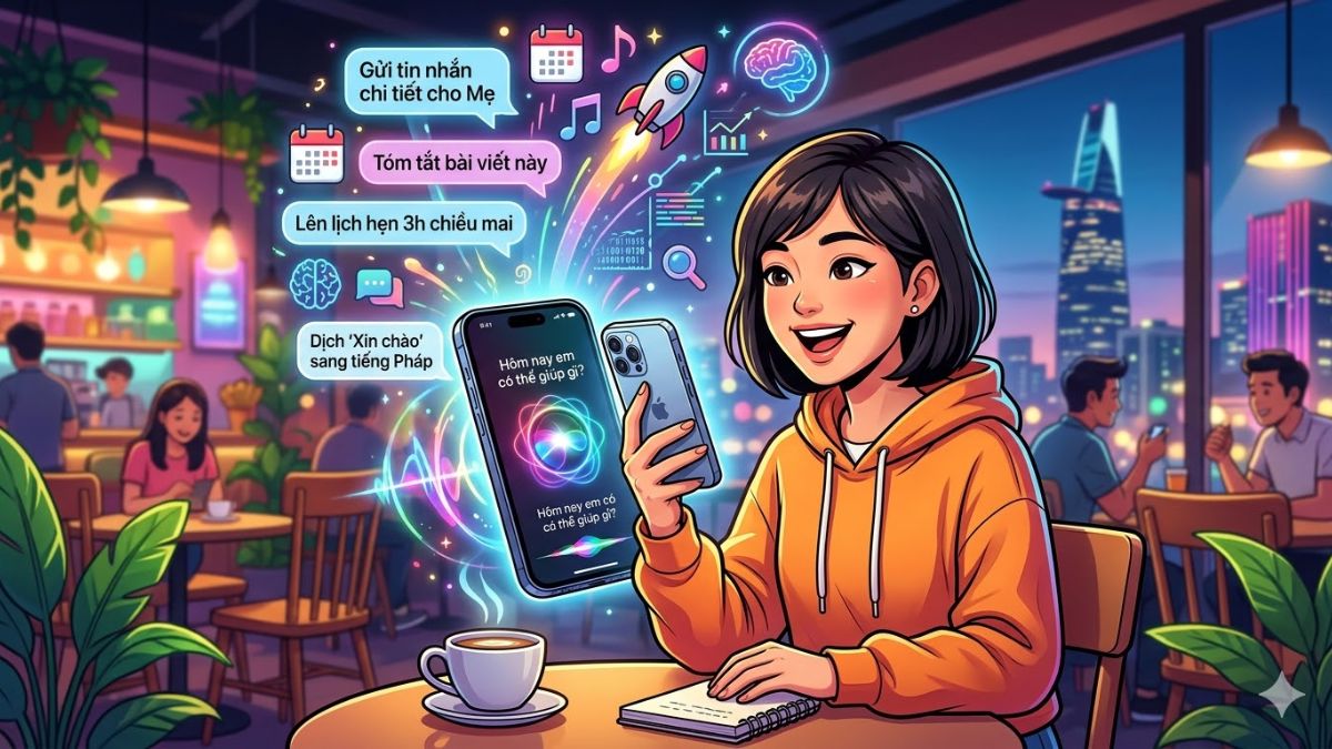 Siri mới thông minh và linh hoạt hơn của AI trên iPhone 16