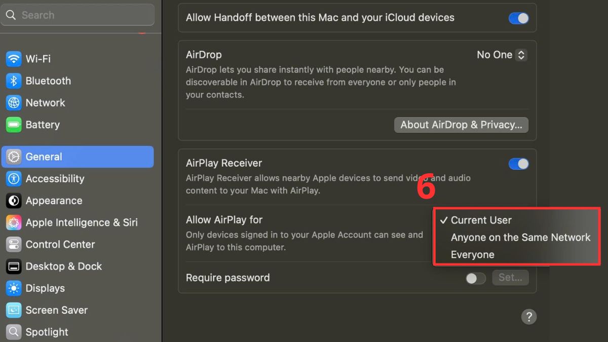 Cách dùng AirPlay trên MacBook - bước 4