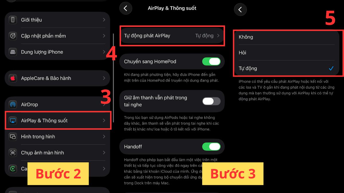 Cách bật AirPlay trên iPhone, iPad - bước 2