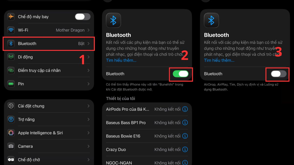 Khắc phục AirPods không kết nối được với iPhone, iPad bằng cách kiểm tra Bluetooth