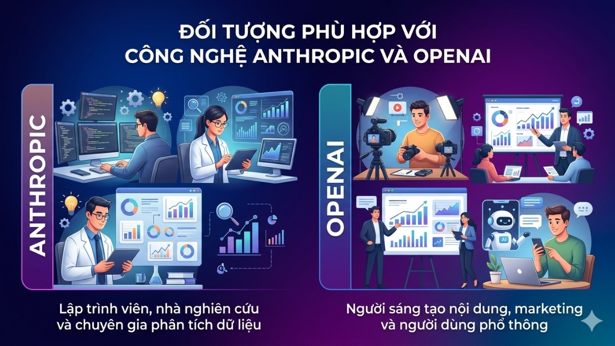 Đối tượng phù hợp với công nghệ Anthropic và OpenAI