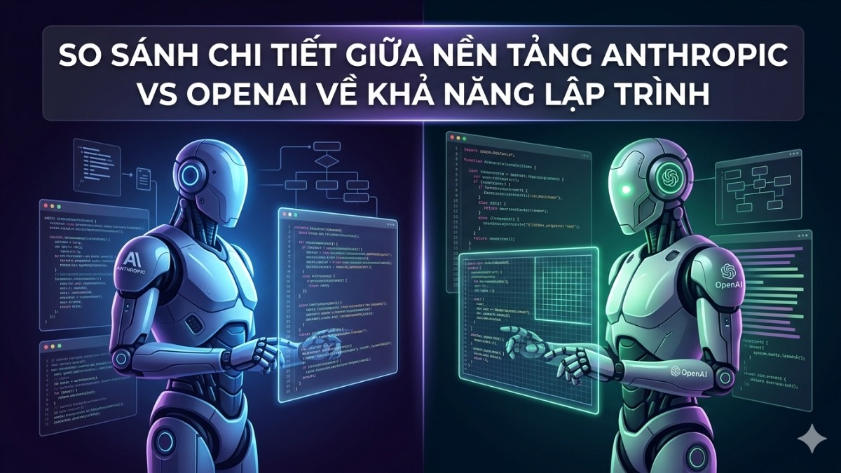 So sánh khả năng lập trình giữa Anthropic vs OpenAI