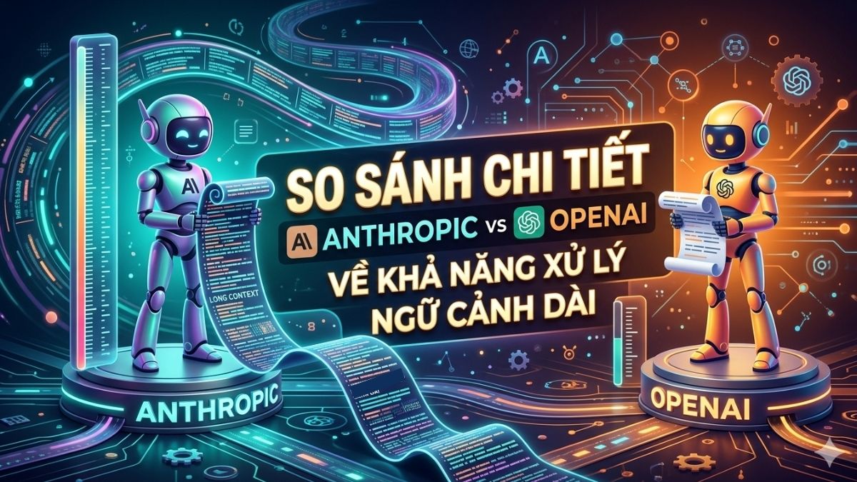 So sánh khả năng xử lý ngữ cảnh giữa Anthropic vs OpenAI
