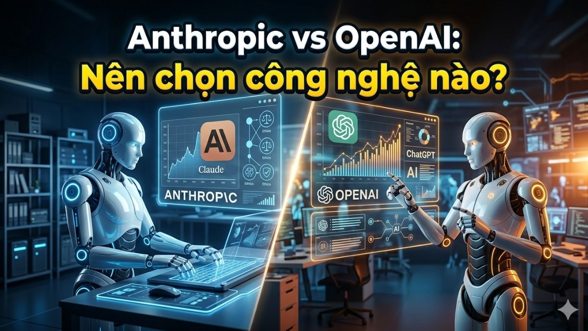 Anthropic vs OpenAI: Nên chọn công nghệ nào trong năm 2026?