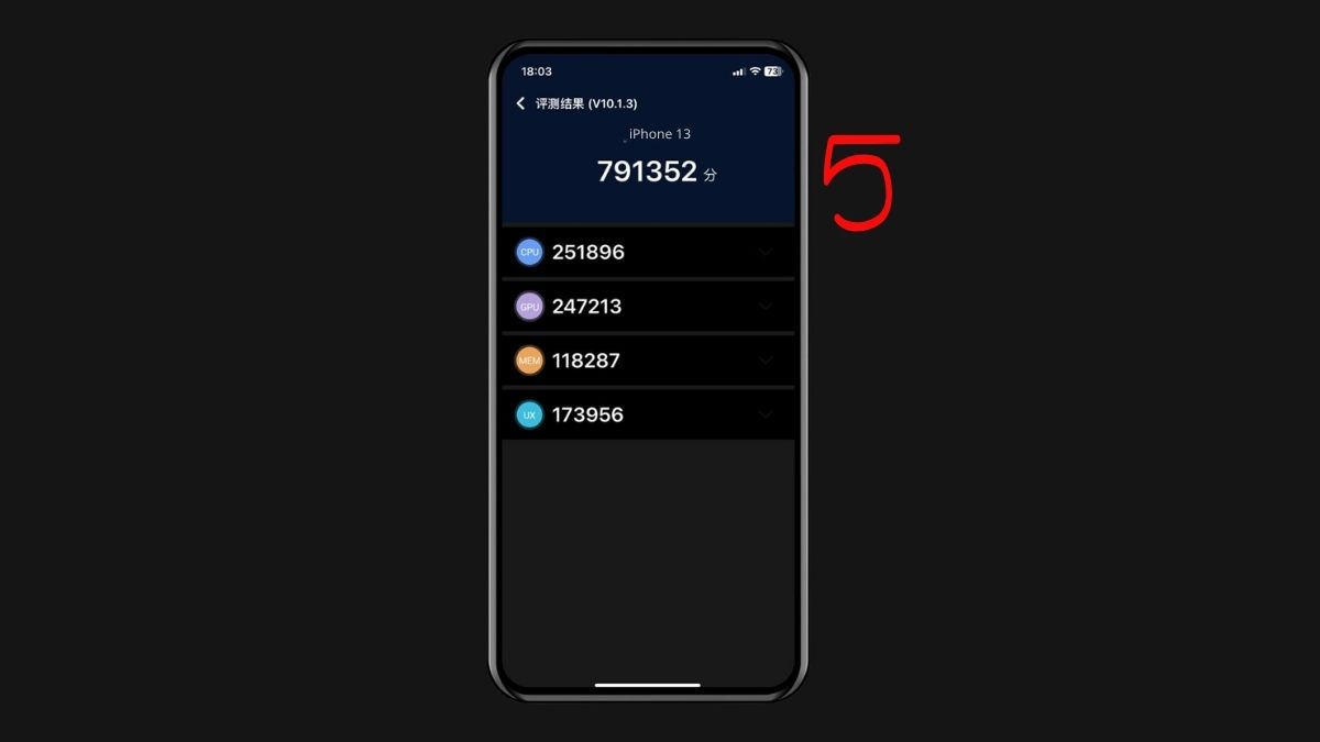 Cách kiểm tra điểm Antutu trên iPhone 13 - bước 3