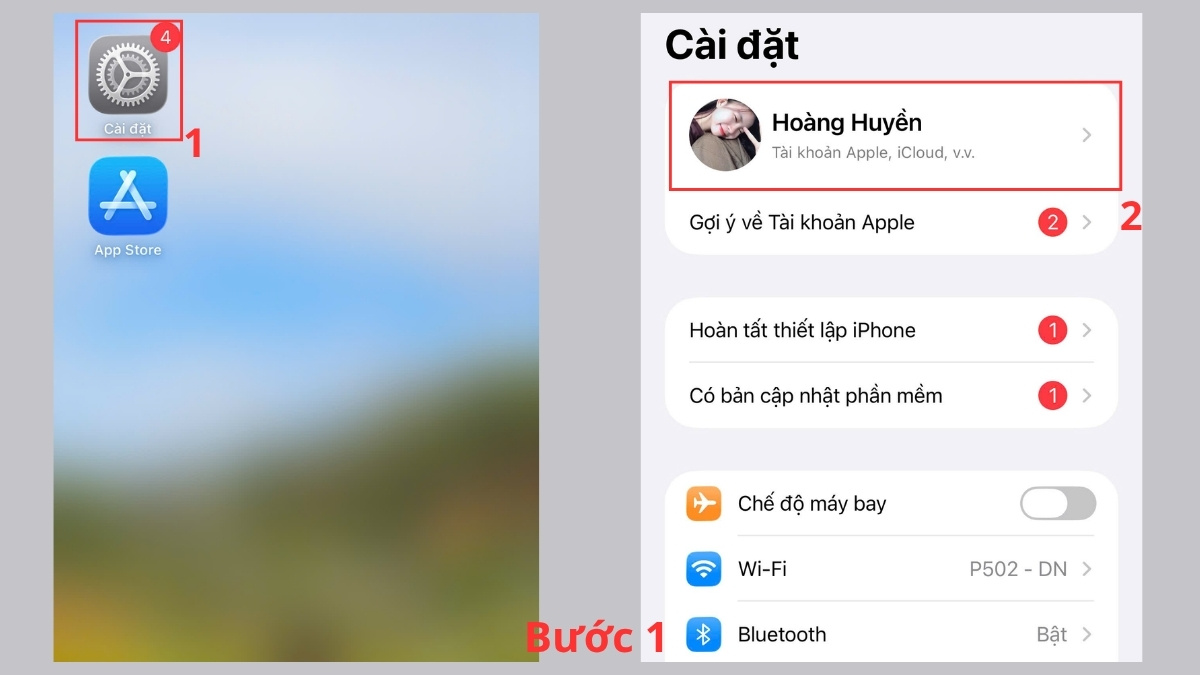 Tải ứng dụng App Store không cần mật khẩu iPhone - bước 1