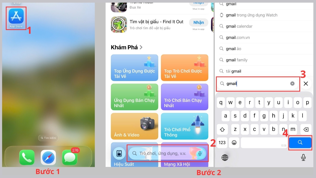 Cách tải ứng dụng trên App Store nhanh chóng - bước 1