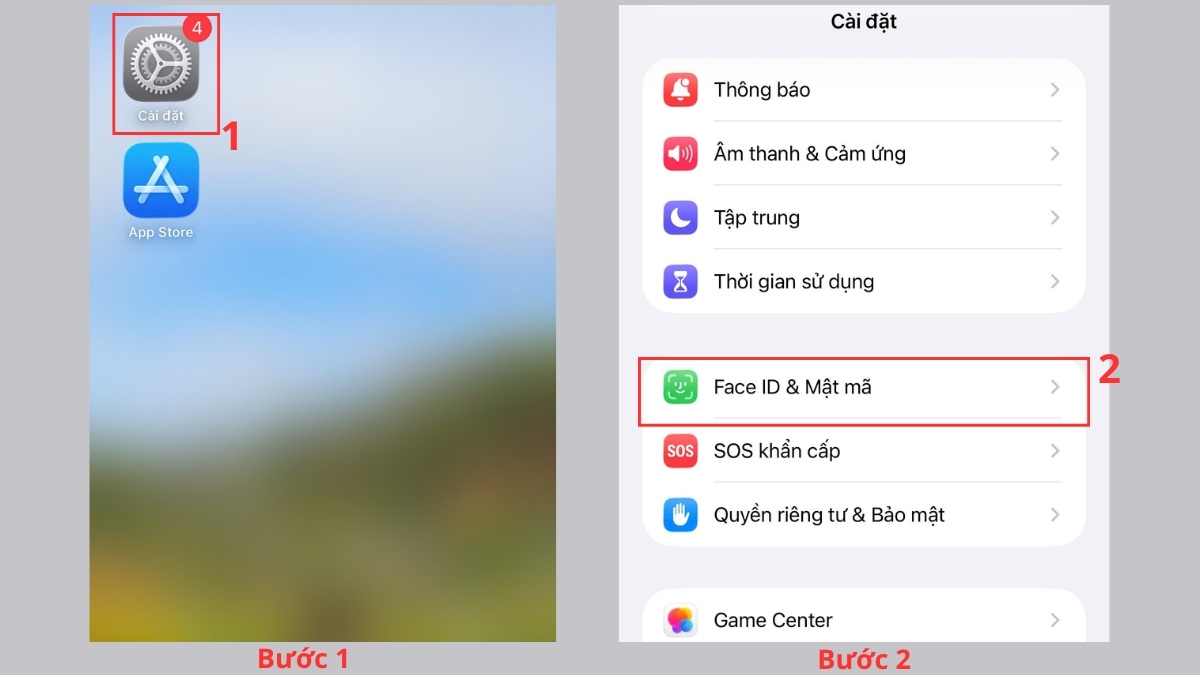 Cài ứng dụng trên App Store không cần Touch ID hay Face ID - bước 1