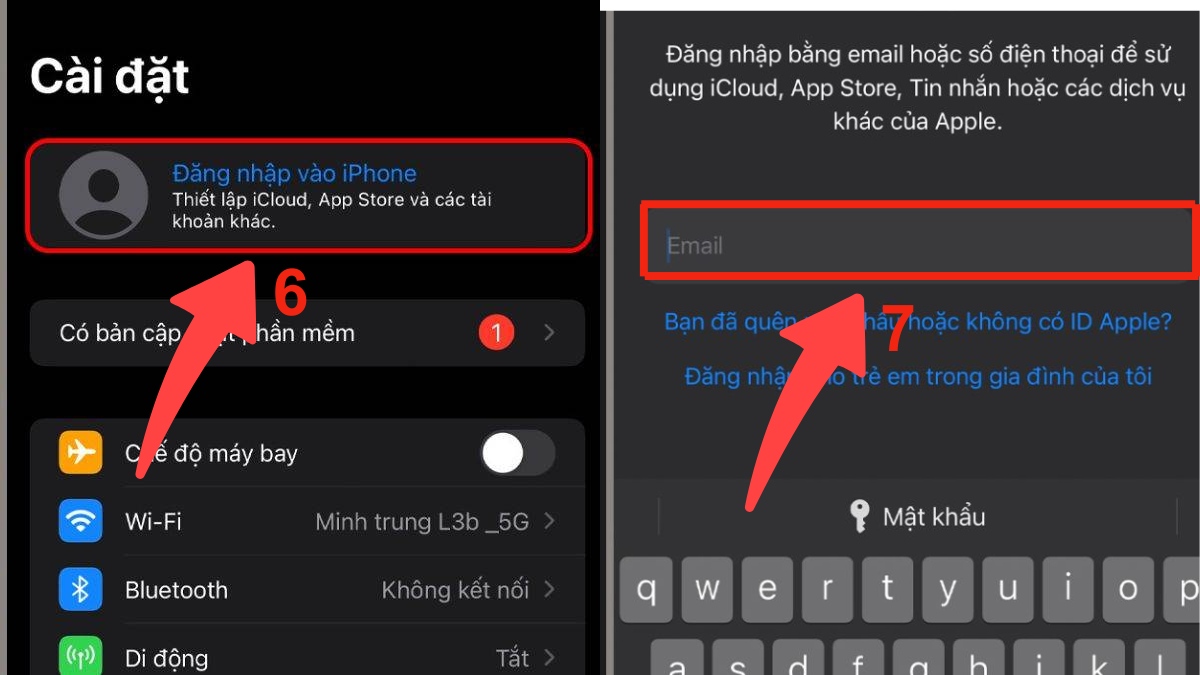 Đăng xuất, đăng nhập lại tài khoản khi App Store yêu cầu xác minh thanh toán - bước 3