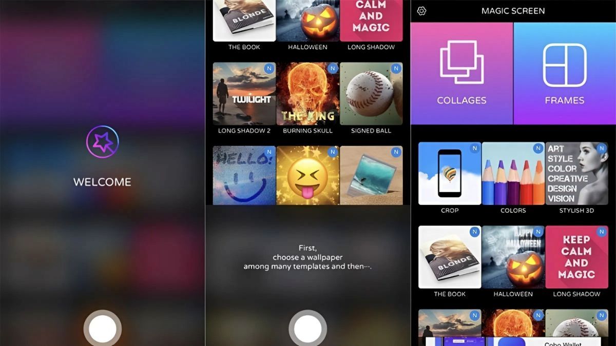 App tải hình nền iPhone Magic Screen