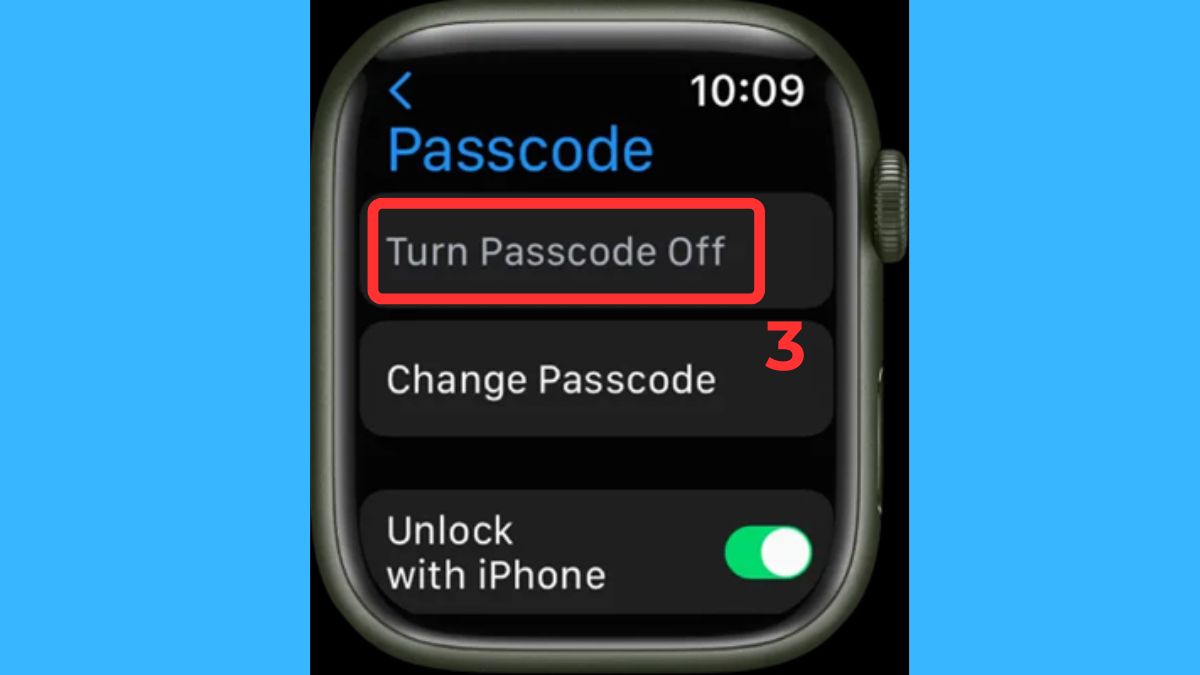 Khắc phục lỗi Apple Watch không gọi được bằng cách tắt mật khẩu trên Apple Watch - bước 2