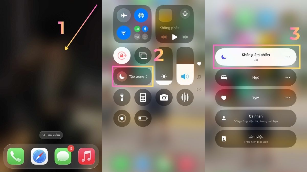 Khắc phục lỗi Apple Watch không gọi được bằng cách tắt Không làm phiền trên iPhone