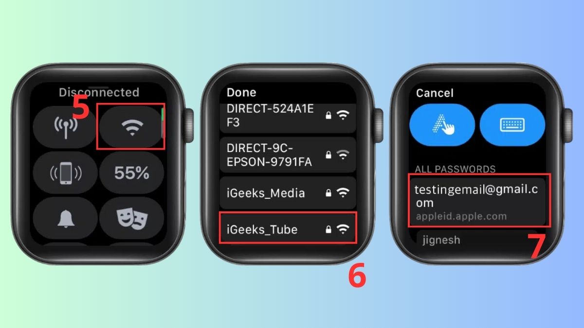 Cách khắc phục Apple Watch không kết nối được Wifi - bước 3