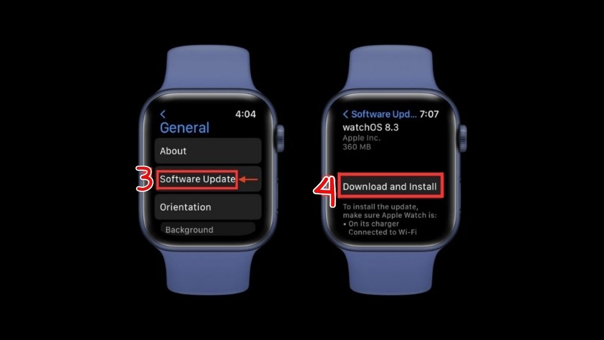 Cập nhật lại hệ điều hành mới nhất - bước 2