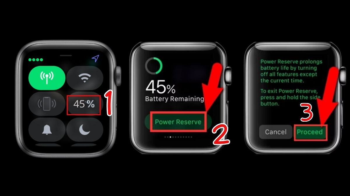 Bật Power Reserve trên Apple Watch để kéo dài thời gian sử dụng pin