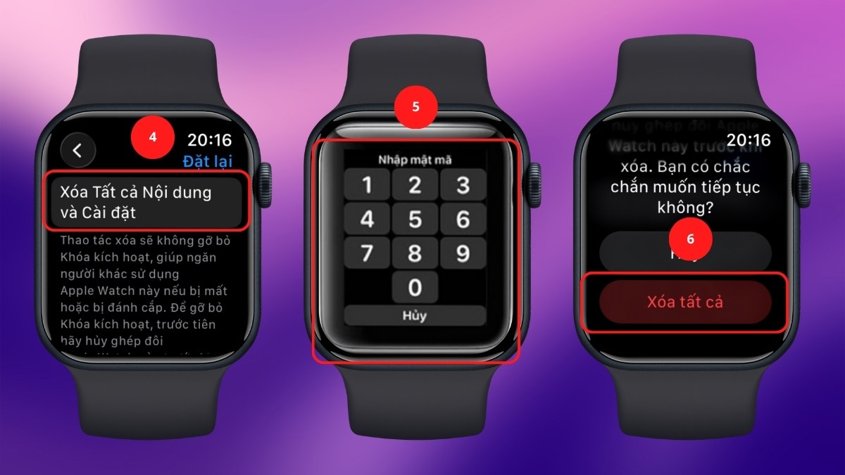 Khắc phục Apple Watch sạc không lên nguồn bằng cách khôi phục cài đặt gốc - bước 2
