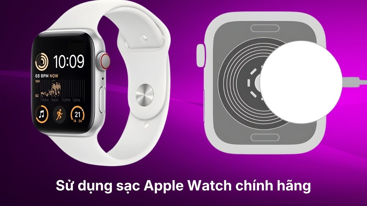 Khắc phục Apple Watch sạc không lên nguồn bằng cách sử dụng bộ sạc chính hãng
