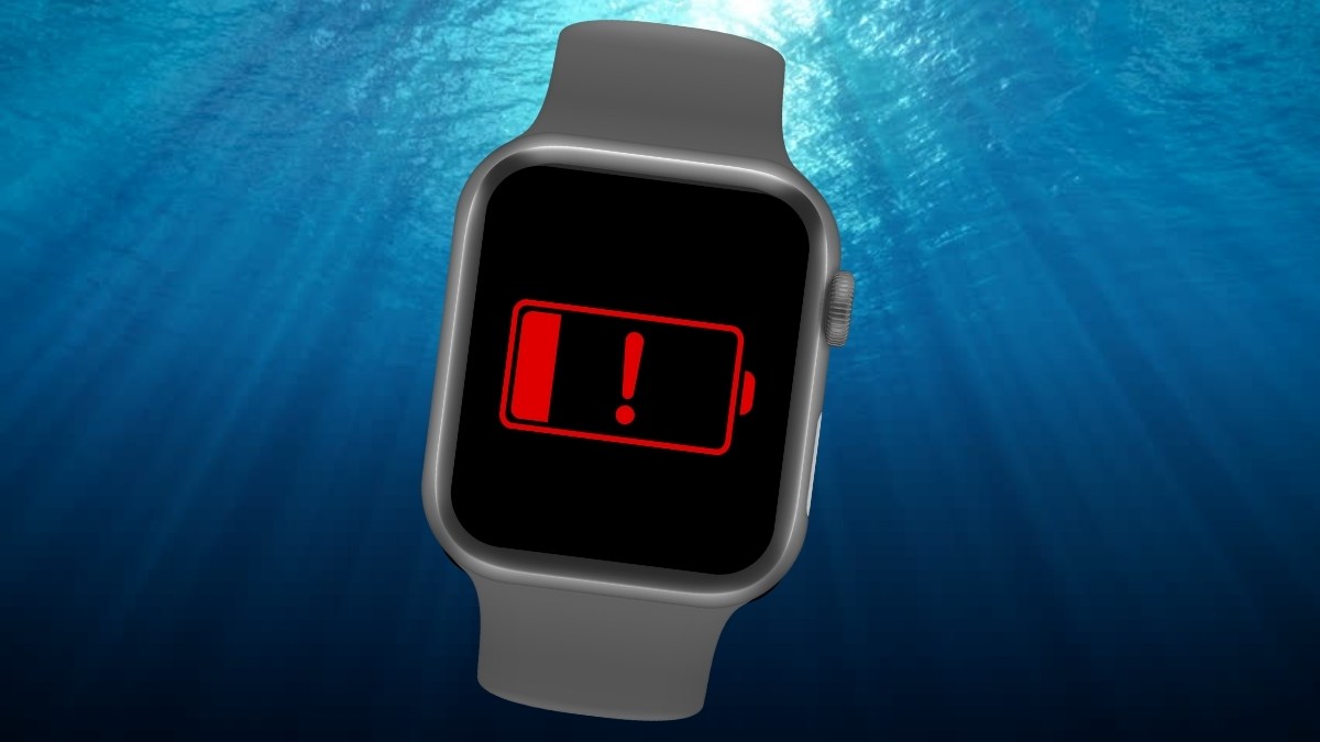 Apple Watch sạc không lên nguồn do bị dính nước