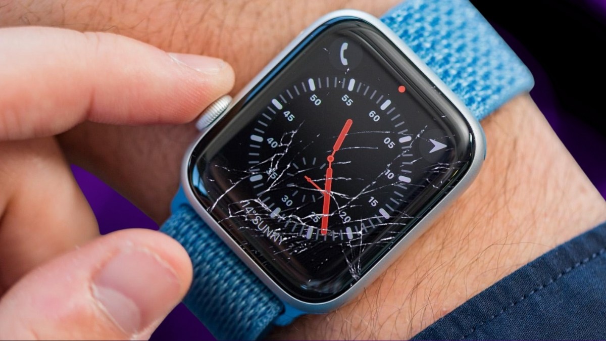 Apple Watch sạc không lên nguồn bị rơi va chạm