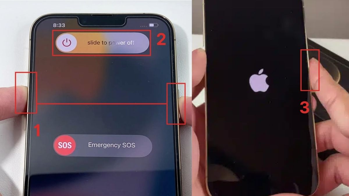 Khởi động lại iPhone khi báo thức iPhone không kêu 