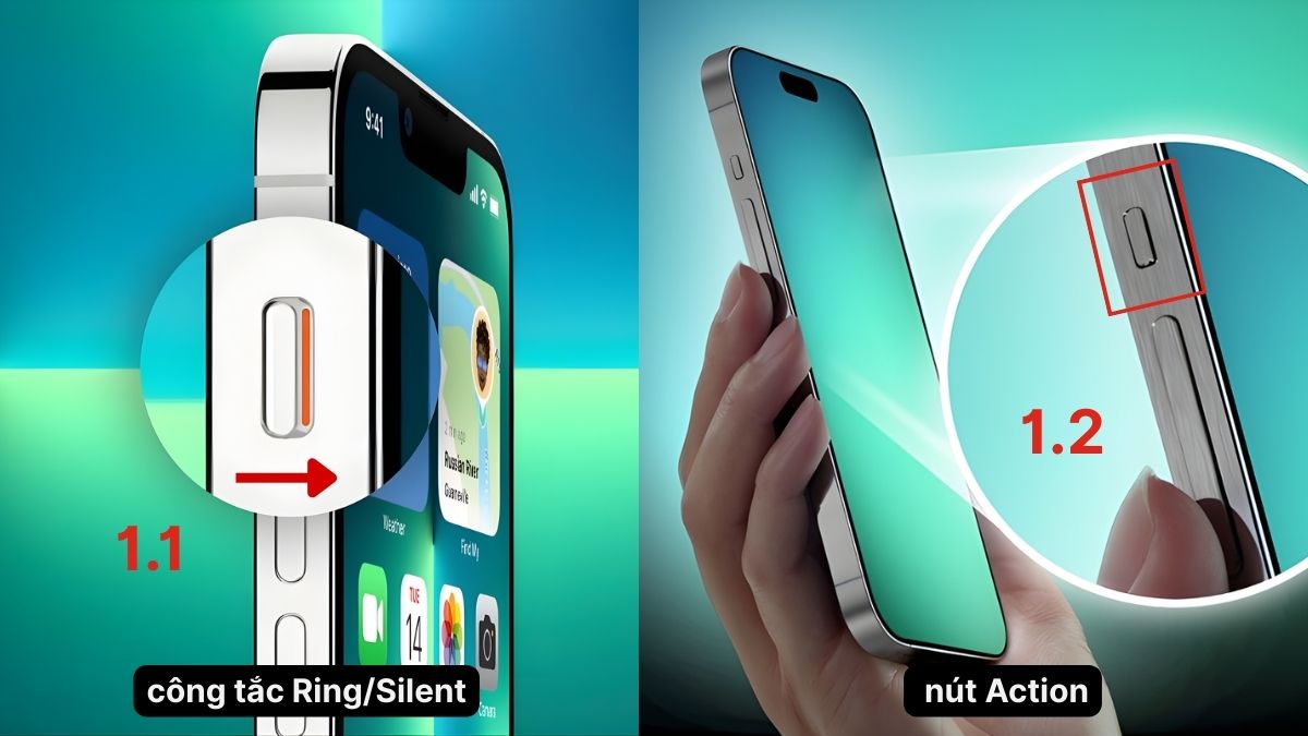 Kiểm tra Mute Switch và loa của iPhone khi báo thức iPhone không kêu - bước 1