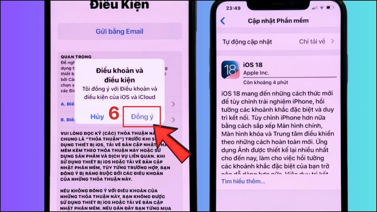 Cập nhật hệ điều hành iPhone không kêu - bước 3
