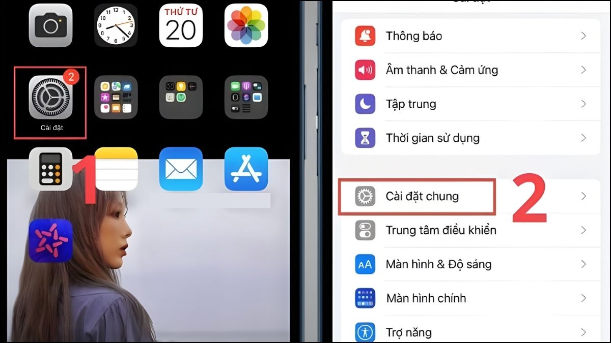 Khôi phục cài đặt gốc khi báo thức iPhone không kêu - bước 1