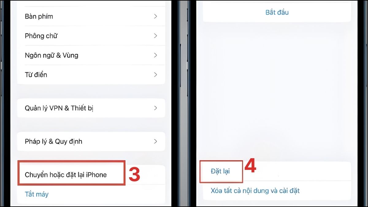 Khôi phục cài đặt gốc khi báo thức iPhone không kêu - bước 2