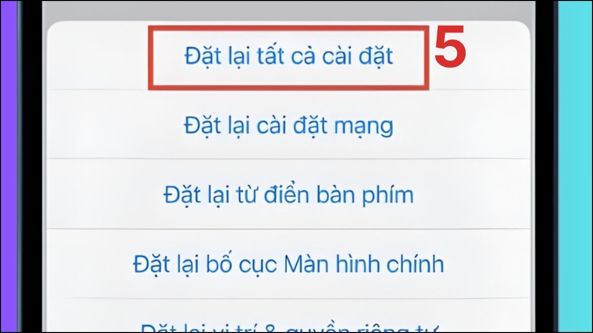 Khôi phục cài đặt gốc khi báo thức iPhone không kêu - bước 3