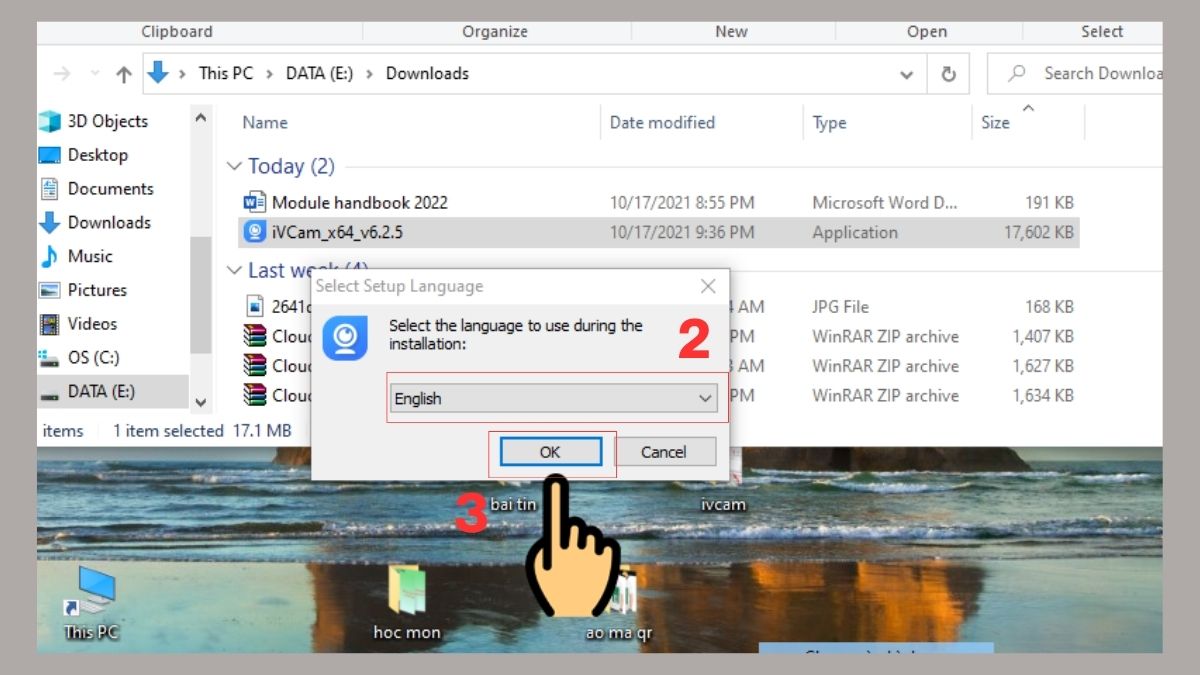 Biến điện thoại thành webcam bằng iVCam - bước 2