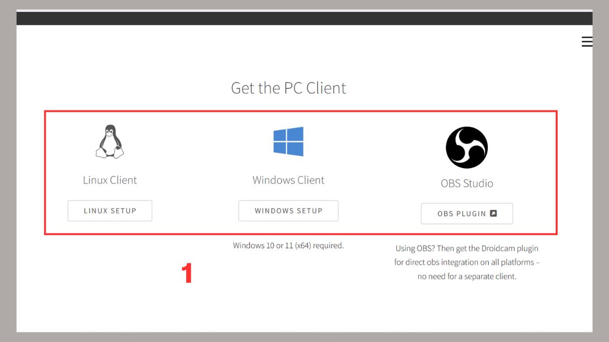 Biến điện thoại thành webcam bằng DroidCam - bước 1