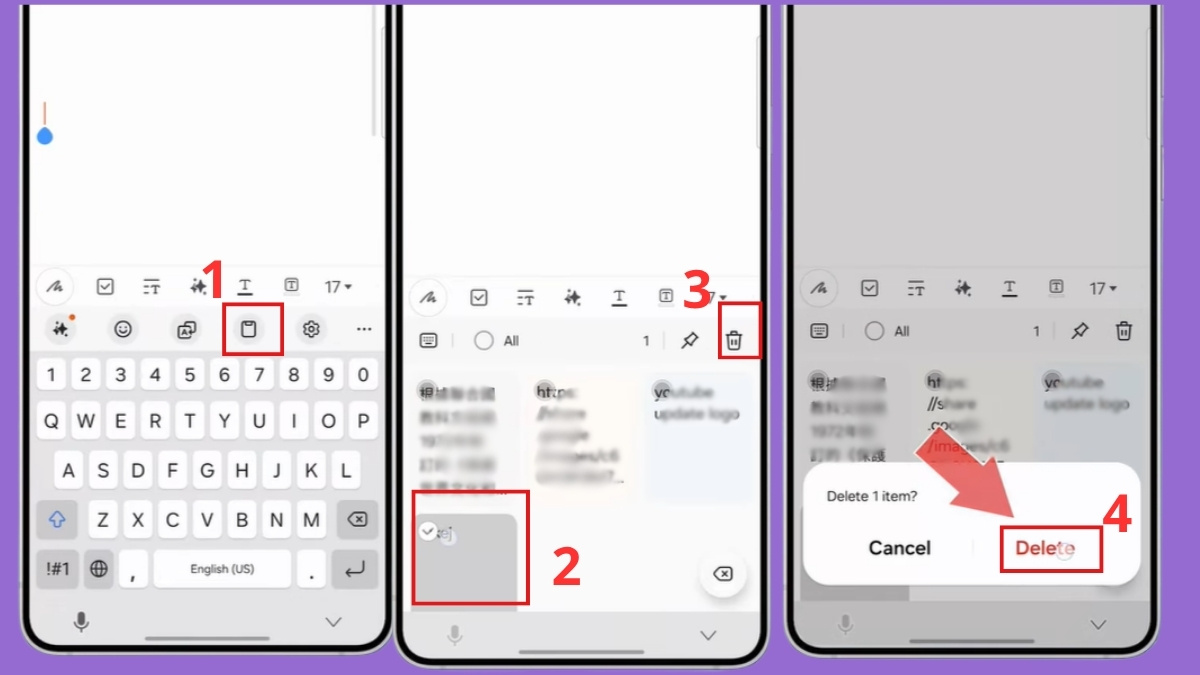 Cách quản lý và xóa bộ nhớ tạm Samsung để bảo mật