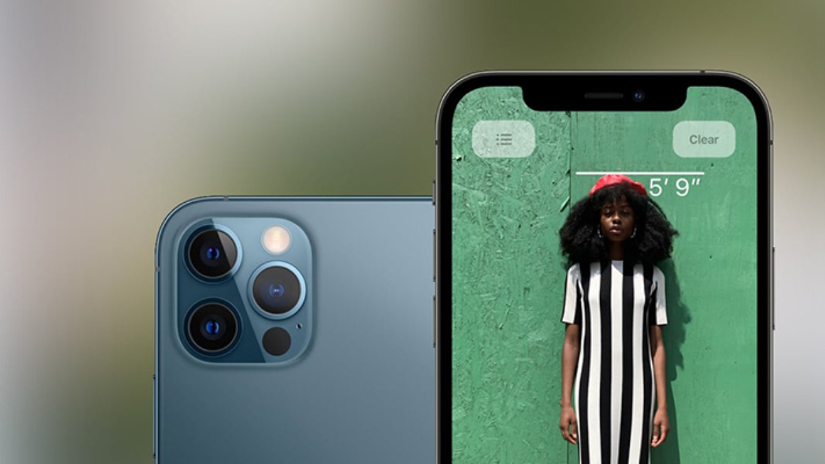 Tính năng đo chiều cao người dùng trên iPhone 12 Pro Max