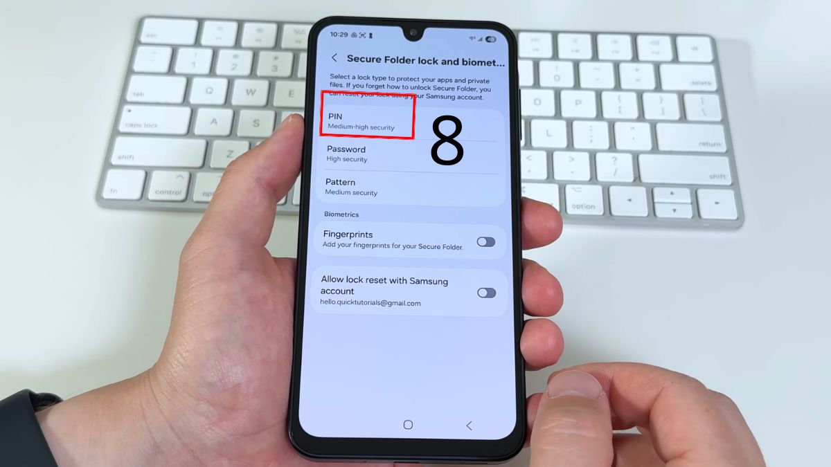 Cách ẩn ứng dụng trên Samsung bằng Thư mục bảo mật - bước 8