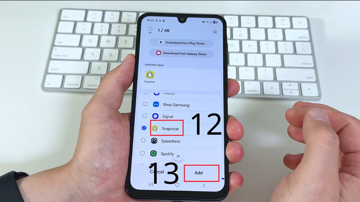 Cách ẩn ứng dụng trên Samsung bằng Thư mục bảo mật - bước 12