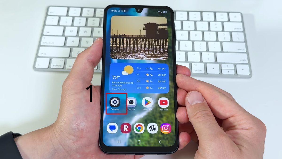 Cách ẩn ứng dụng trên Samsung bằng Thư mục bảo mật - bước 1