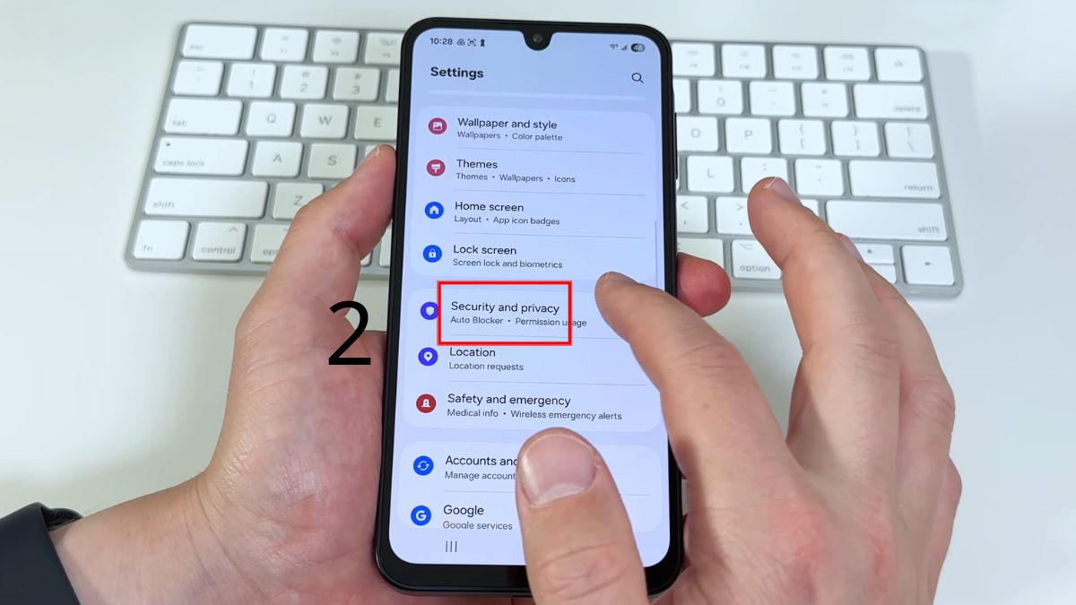 Cách ẩn ứng dụng trên Samsung bằng Thư mục bảo mật - bước 2
