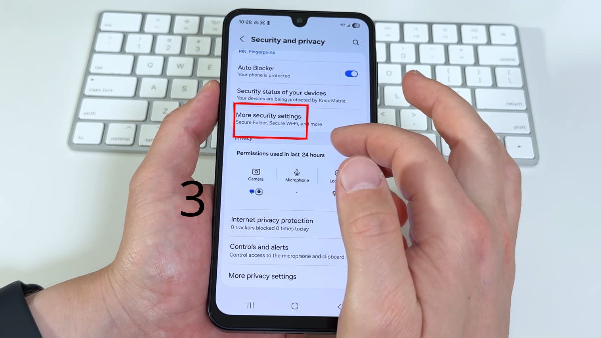 Cách ẩn ứng dụng trên Samsung bằng Thư mục bảo mật - bước 3