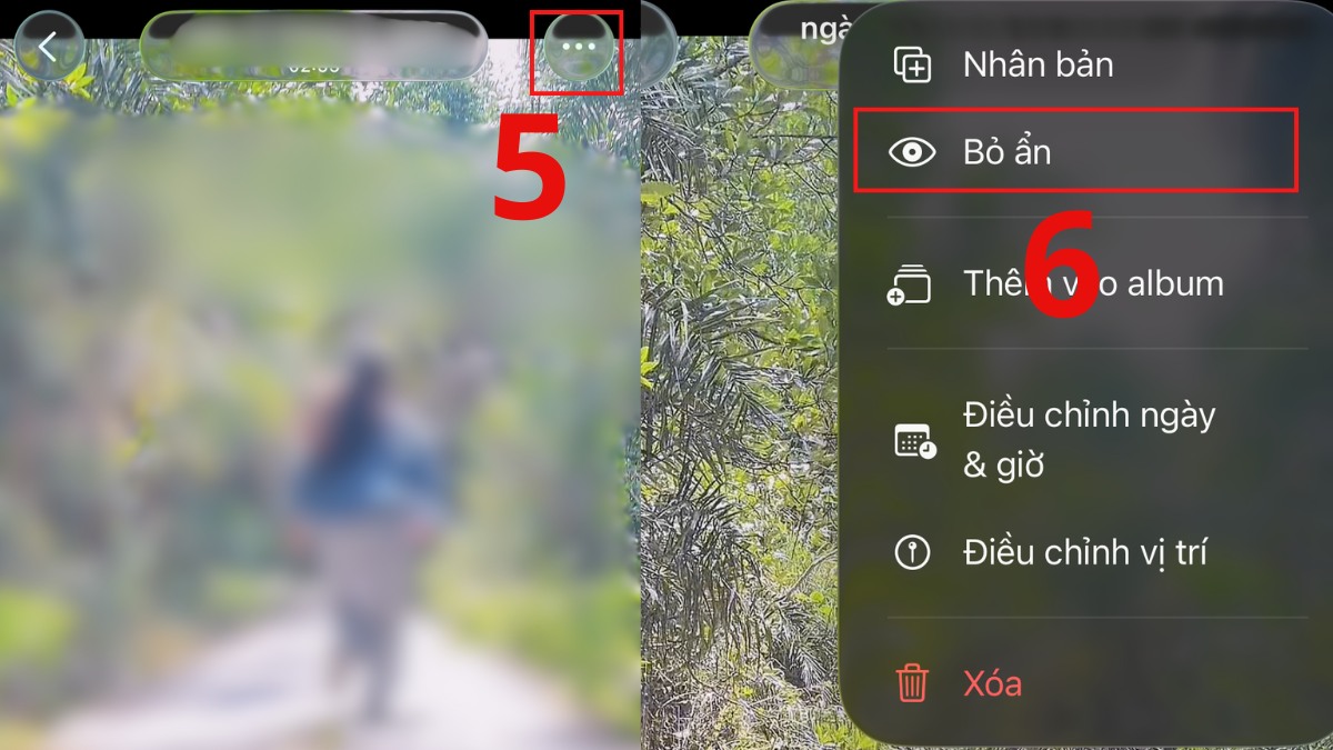 Cách khôi phục video đã ẩn trên iPhone - bước 3