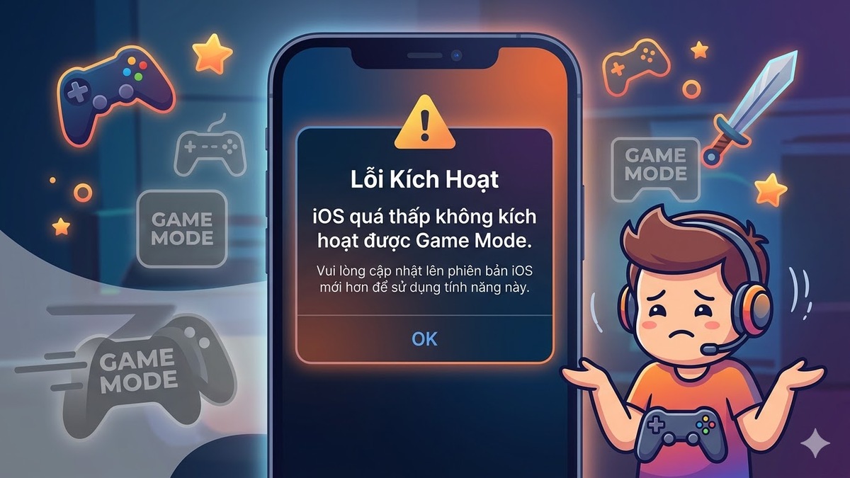 Lỗi không bật được chế độ Game Mode và cách khắc phục